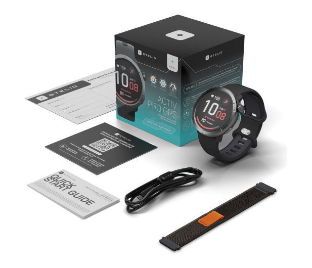 Stelio Activ Pro AI 46mm GPS Czarny - 1575964 - zdjęcie 8