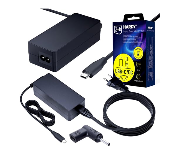 3mk Hardy Laptop PowerAdapter Acer Samsung ASUS Liteon 20V USB-C - 1572616 - zdjęcie