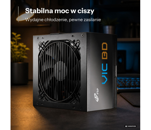 FSP/Fortron VIC 550W 80 Plus Bronze ATX 3.1 PCIe Gen 5.1 - 1572625 - zdjęcie 9