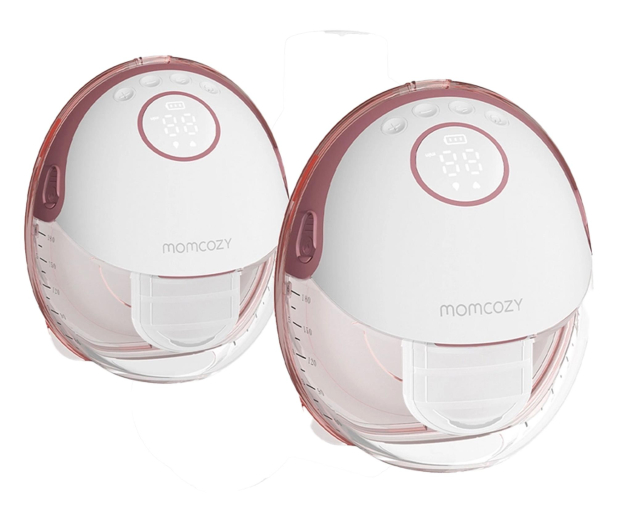MOMCOZY Laktator M6 bezprzewodowy podwójny czerwony BP311 - 1574086 - zdjęcie 3