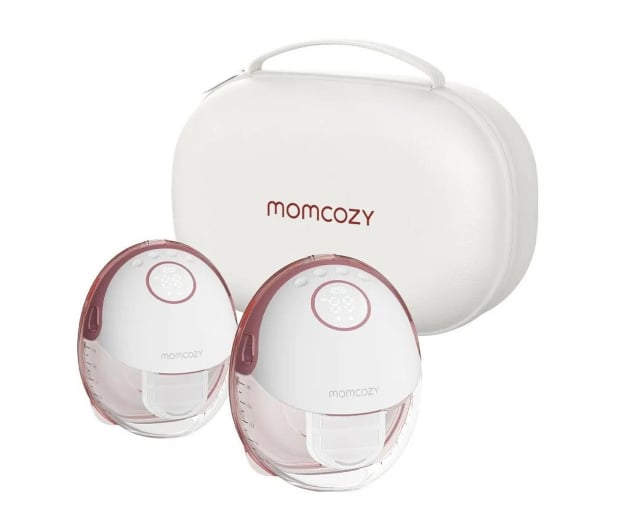 MOMCOZY Laktator M6 bezprzewodowy podwójny czerwony BP311 - 1574086 - zdjęcie