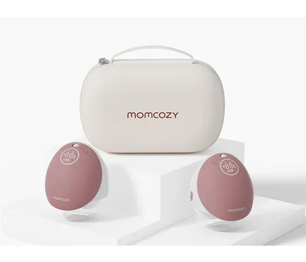 MOMCOZY Laktator M9 bezprzewodowy podwójny czerwony BP223 - 1574089 - zdjęcie 6