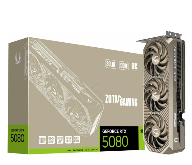 Zotac GeForce RTX 5080 Solid Core OC 20th Anniversary Edition - 1575596 - zdjęcie