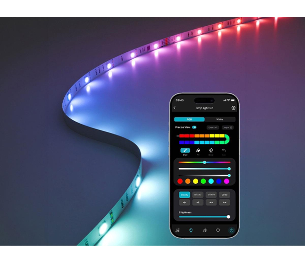 Lepro Taśma LED S2 10m Wi-Fi Bluetooth RGBIC - 1575389 - zdjęcie 5