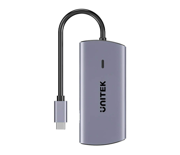 Unitek USB-C 6w1 3x USB-A 5Gbps PD 100W HDMI 4K@30Hz RJ45 - 1576039 - zdjęcie 3
