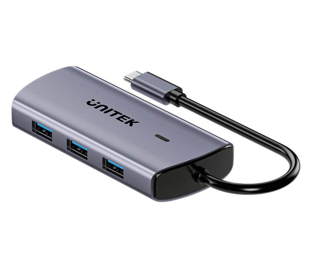 Unitek USB-C 6w1 3x USB-A 5Gbps PD 100W HDMI 4K@30Hz RJ45 - 1576039 - zdjęcie 4