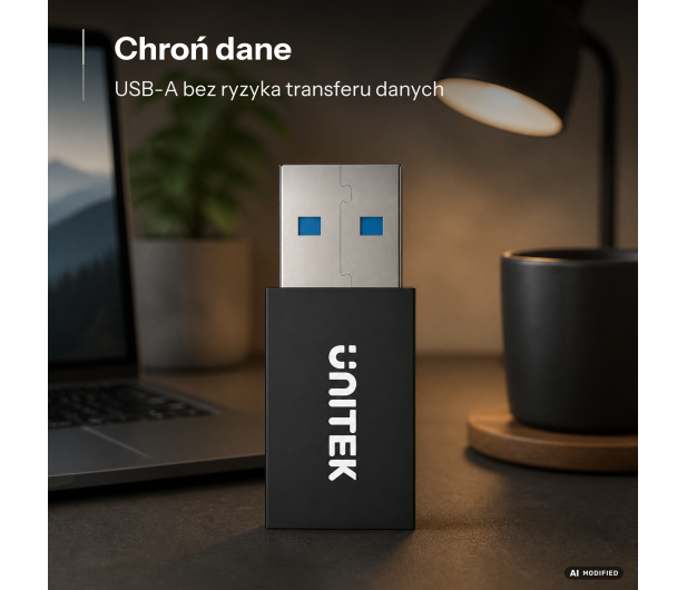 Unitek Adapter blokujący dane USB-A - 1576035 - zdjęcie 2