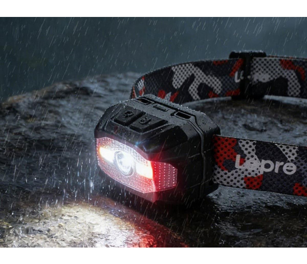 Lepro Latarka czołowa 320023 300lm akumulatorowa - 1575352 - zdjęcie 4