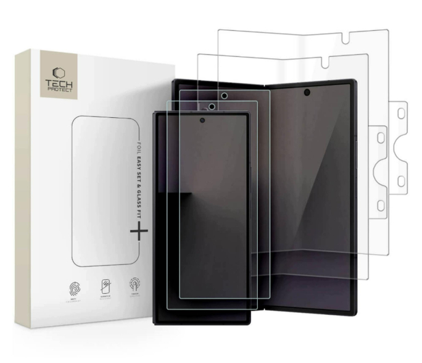 Tech-Protect Easy Set Foil & Glass Fit+ 4In1 do Galaxy Z Fold 8 Ultra Cle - 1571585 - zdjęcie