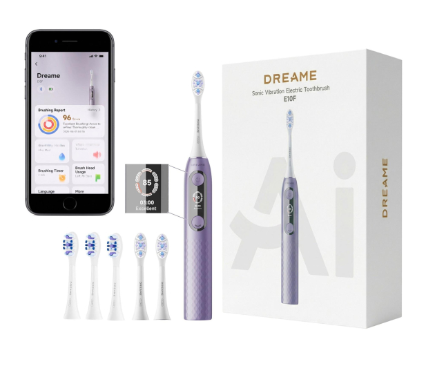 Dreame Szczoteczka soniczna E10F (fioletowa) - 1576716 - zdjęcie 4
