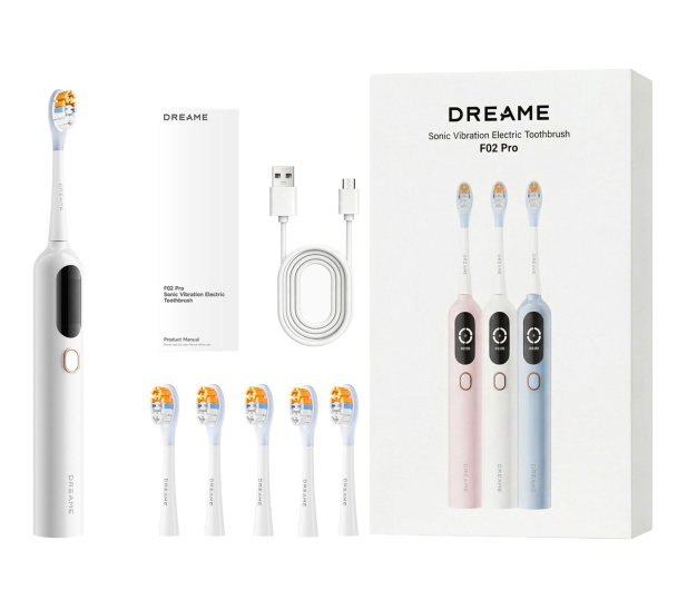 Dreame Szczoteczka soniczna F02 Pro (biała) - 1576719 - zdjęcie 3