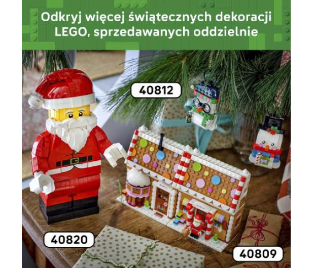 LEGO 40820 Powiększona minifigurka Świętego Mikołaja - 1577948 - zdjęcie 4