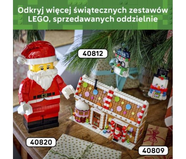 LEGO 40809 Świąteczna chatka z piernika - 1577946 - zdjęcie 4