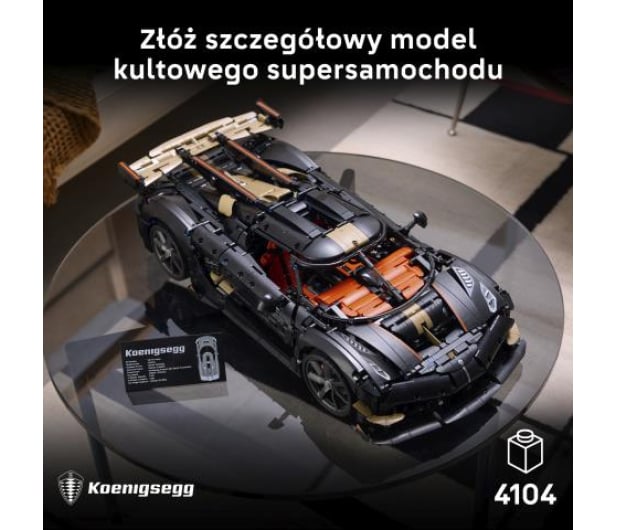 LEGO Technic 42232 Koenigsegg Sadair's Spear Megacar - 1577949 - zdjęcie 8