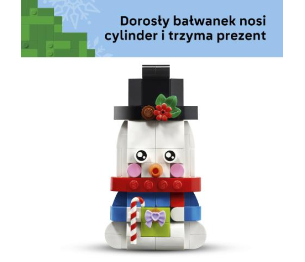 LEGO 40812 Ozdoby z bałwankami - 1577947 - zdjęcie 9