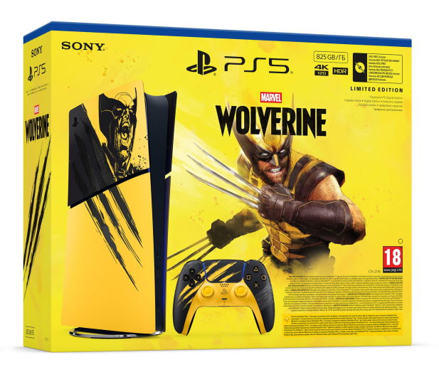 Sony PS 5 Slim Digital - Limited edition Marvel’s Wolverine + gra - 1582097 - zdjęcie 5