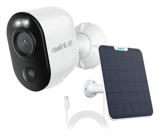 Reolink Inteligentna zewnętrzna kamera WiFi z baterią B350+Panel sol - 1581863 - zdjęcie