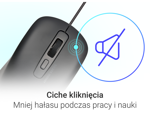 Silver Monkey Przewodowa mysz optyczna M110C - 1514813 - zdjęcie 4