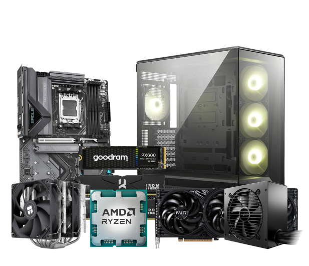 Polecany zestaw Ryzen 7 9800X3D/32GB/2TB/RX 5070 Ti 16GB - 1578887 - zdjęcie