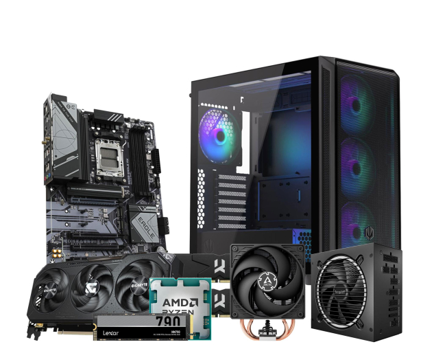 Polecany zestaw Ryzen 7 7800X3D/32GB/1TB/RX 9070 XT 16GB - 1578747 - zdjęcie