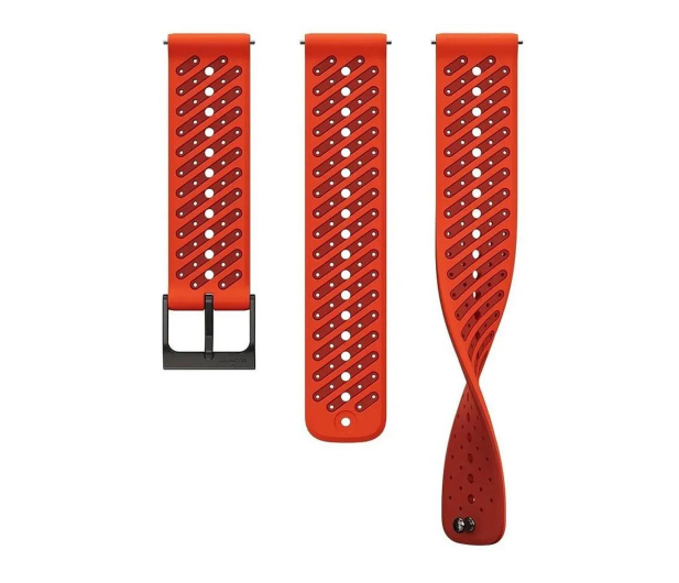 Suunto 22mm Athletic 8 Silicone Strap Coral Orange S+M - 1582520 - zdjęcie