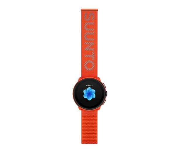 Suunto 22mm Athletic 7 Loop Textile Strap Coral Orange S/M+M/L - 1582527 - zdjęcie 2