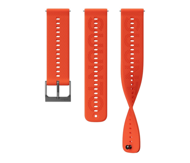 Suunto 22mm Athletic 6 Silicone Strap Coral Orange S+M - 1582528 - zdjęcie
