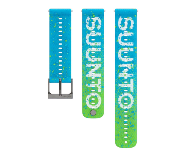Suunto 22mm Athletic 6 Silicone Strap Power Blue S+M - 1582541 - zdjęcie
