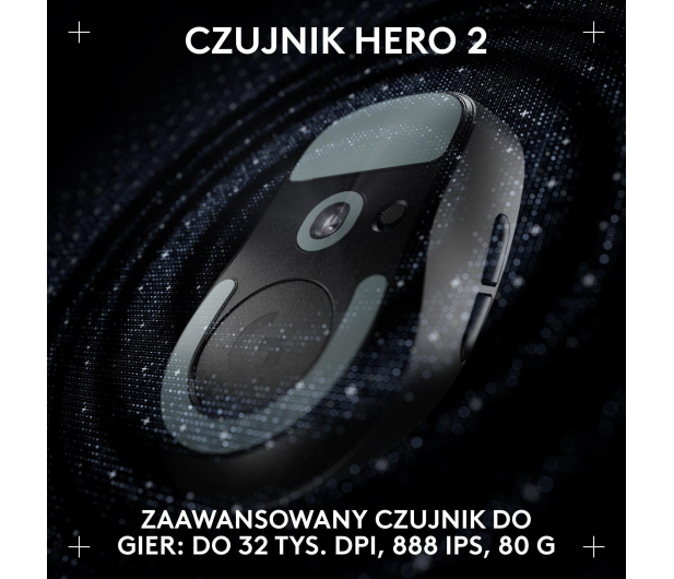 Logitech G PRO X Superlight 2 DEX czarny - 1580083 - zdjęcie 4