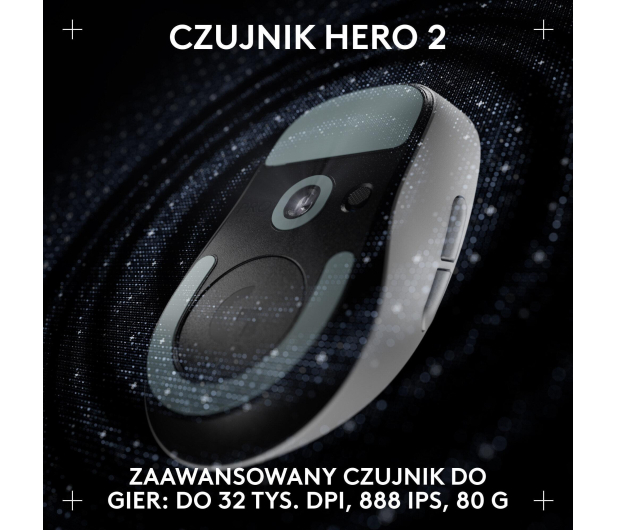 Logitech G PRO X Superlight 2 DEX biały - 1580314 - zdjęcie 4