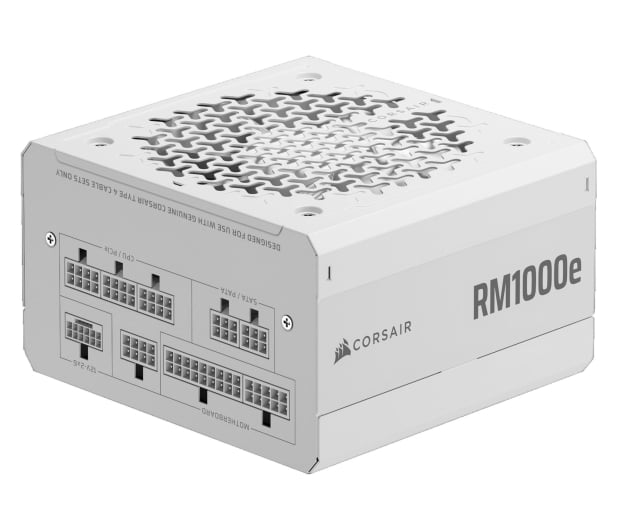 Corsair RM1000e 1000W 80 Plus Platinum ATX 3.1 White - 1580907 - zdjęcie
