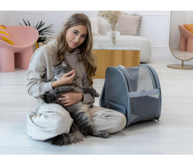 PetiGIO PETI-753-G plecak/transporter dla zwierząt szary - 1580998 - zdjęcie 3