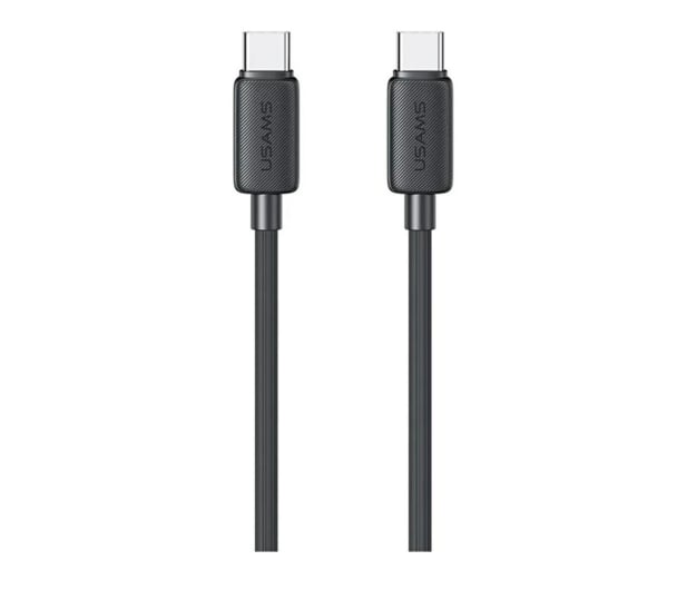USAMS Kabel US-SJ691 60W USB-C do USB-C 1m czarny - 1569097 - zdjęcie