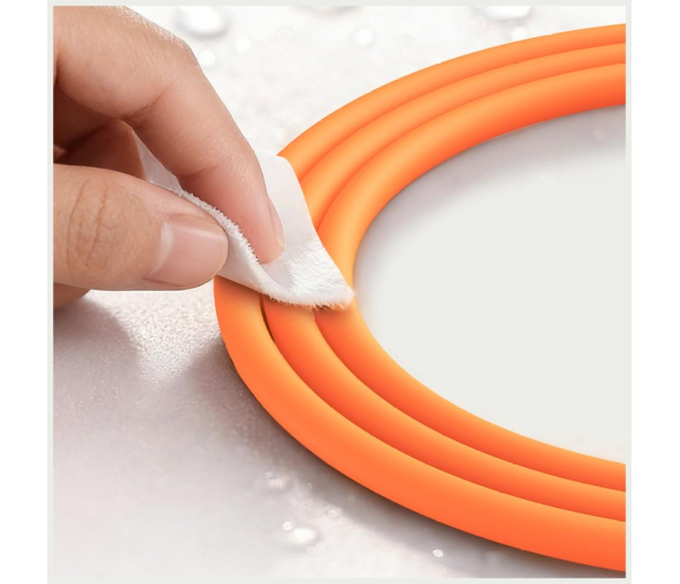 USAMS Kabel 30W 3A Silicone USB-C do Lightning pomarańczowy - 1569042 - zdjęcie 9