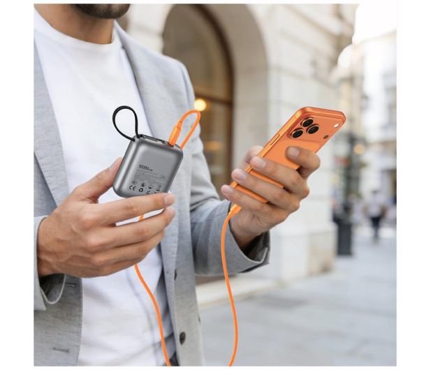 USAMS Kabel 30W 3A Silicone USB-C do Lightning pomarańczowy - 1569042 - zdjęcie 15