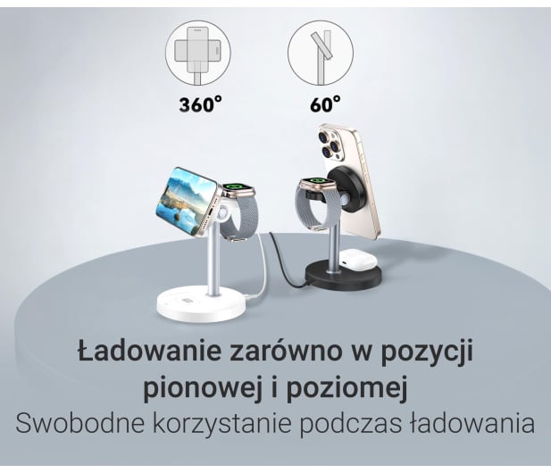 Silver Monkey Core MagCharger 3in1 Czarna - 1487256 - zdjęcie 7