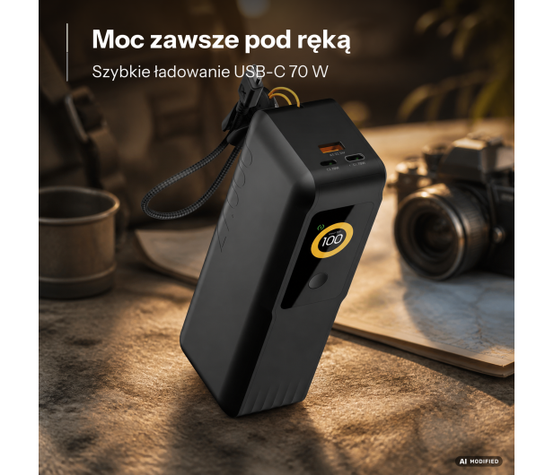 Xtorm Powerbank NextGen 27.000 mAh 70W czarny - 1572688 - zdjęcie 2