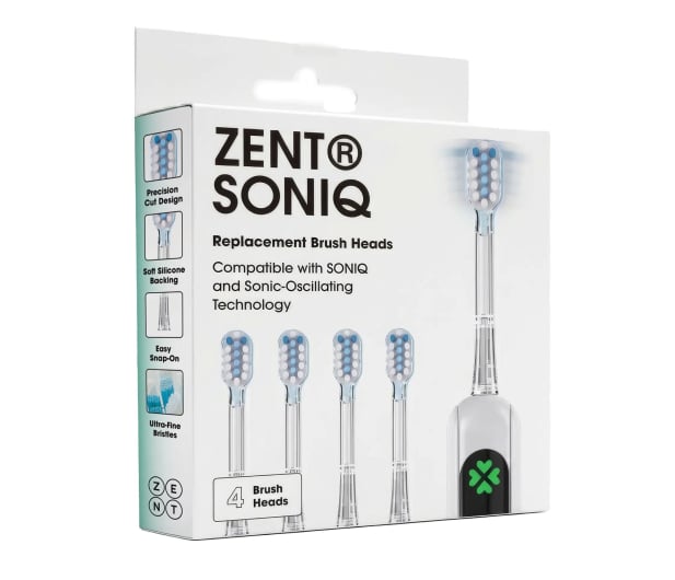 Zent SoniQ Końcówki do szczoteczki sonicznej 4szt. - 1571934 - zdjęcie