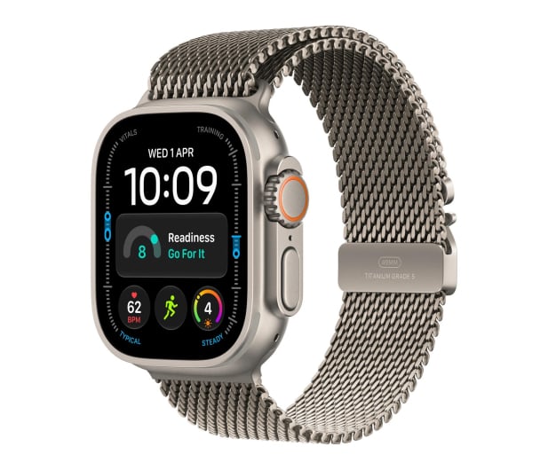 Apple 49mm Natural Titanium Milanese Loop - Small - 1594203 - zdjęcie 2