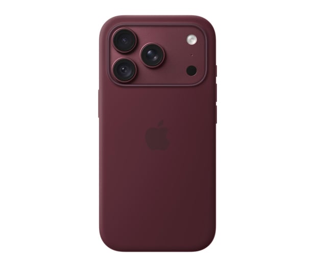 Apple Silikonowe etui z Magsafe do iPhone 18 Pro burgund - 1593994 - zdjęcie