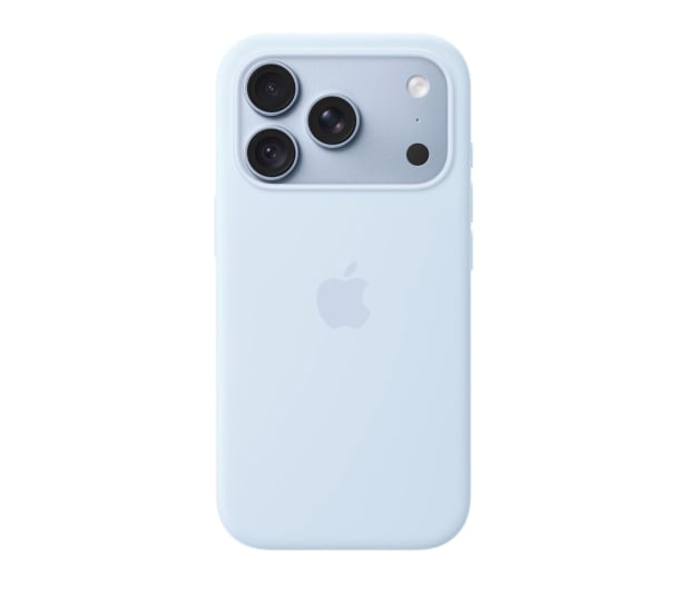 Apple Silikonowe etui z Magsafe do iPhone 18 Pro chłodny błękit - 1593203 - zdjęcie