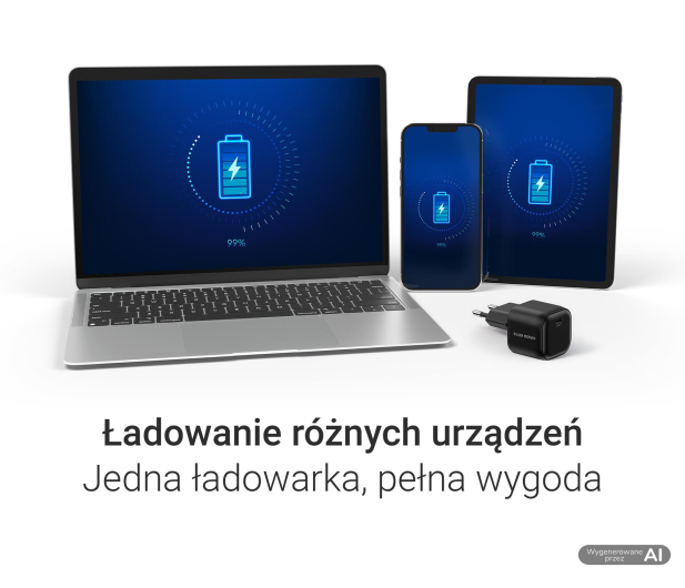 Silver Monkey Ładowarka GaN Smart Uno 100W Czarna - 1572478 - zdjęcie 2