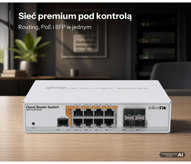 MikroTik CRS112-8P-4S-IN - 1587756 - zdjęcie 5