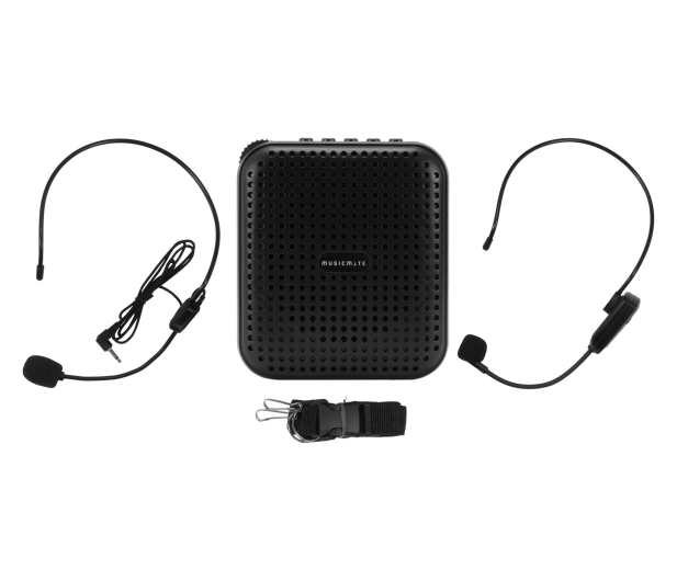 MusicMate Wzmacniacz głosu z mikrofonem MM-WG300 VoiceBooster - 1588499 - zdjęcie