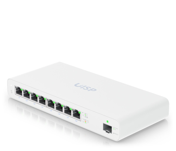 Ubiquiti UISP-S-EU Switch MicroPoP 8x RJ45 1000Mb/s 1x SFP 110W - 1573962 - zdjęcie