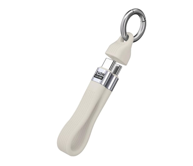 Mobile Origin Keychain Cable 40Gbps 8K USB-C CB17 240W White - 1590342 - zdjęcie