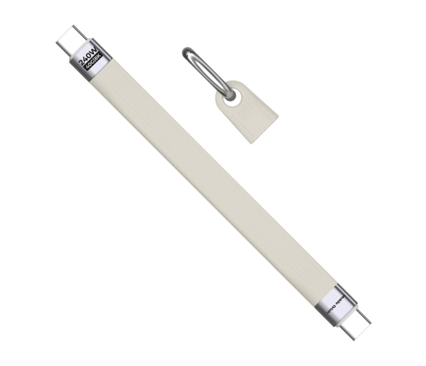 Mobile Origin Keychain Cable 40Gbps 8K USB-C CB17 240W White - 1590342 - zdjęcie 3