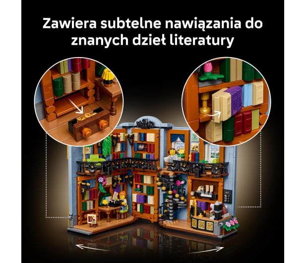 LEGO 11379 ICONS Book nook: Księgarnia - 1596300 - zdjęcie 8