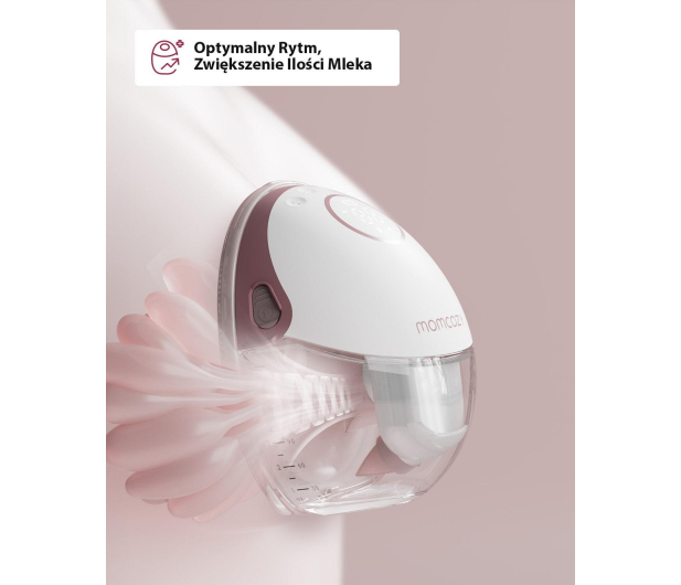 MOMCOZY Laktator M6 bezprzewodowy podwójny czerwony BP311 - 1574086 - zdjęcie 6