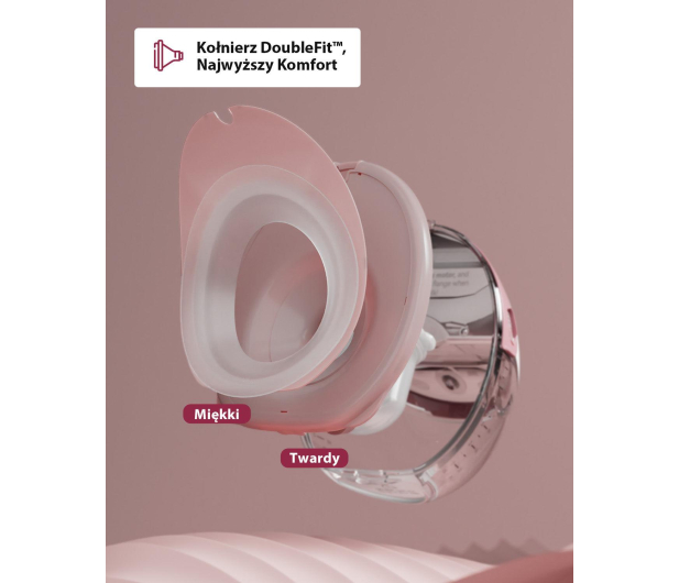 MOMCOZY Laktator M6 bezprzewodowy podwójny czerwony BP311 - 1574086 - zdjęcie 8
